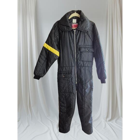 Vintage JCPenney Men’s Snowmobile Snowsuit, Size M - Zipper Legs-Full Body - Picture 6 of 11